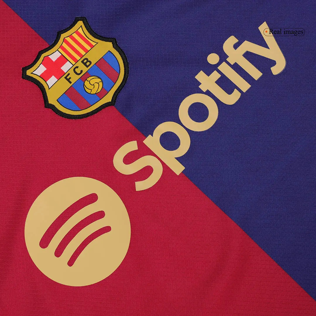 Koszulka piłkarska Barcelona Home z długim rękawem 2024/25