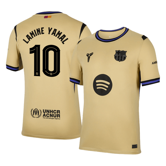 Koszulka wyjazdowa LAMINE YAMAL #10 Barcelona 2025/26 Yellow - UCL