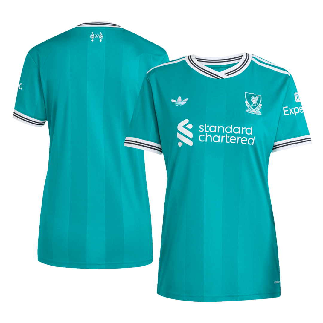 Koszulka wyjazdowa Liverpoolu dla kobiet na trzeci mecz 2025/26