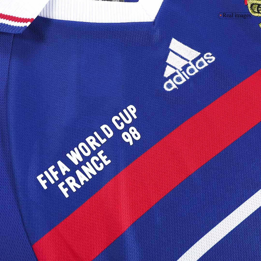 Koszulka piłkarska Retro ZIDANE #10 1998 Francja