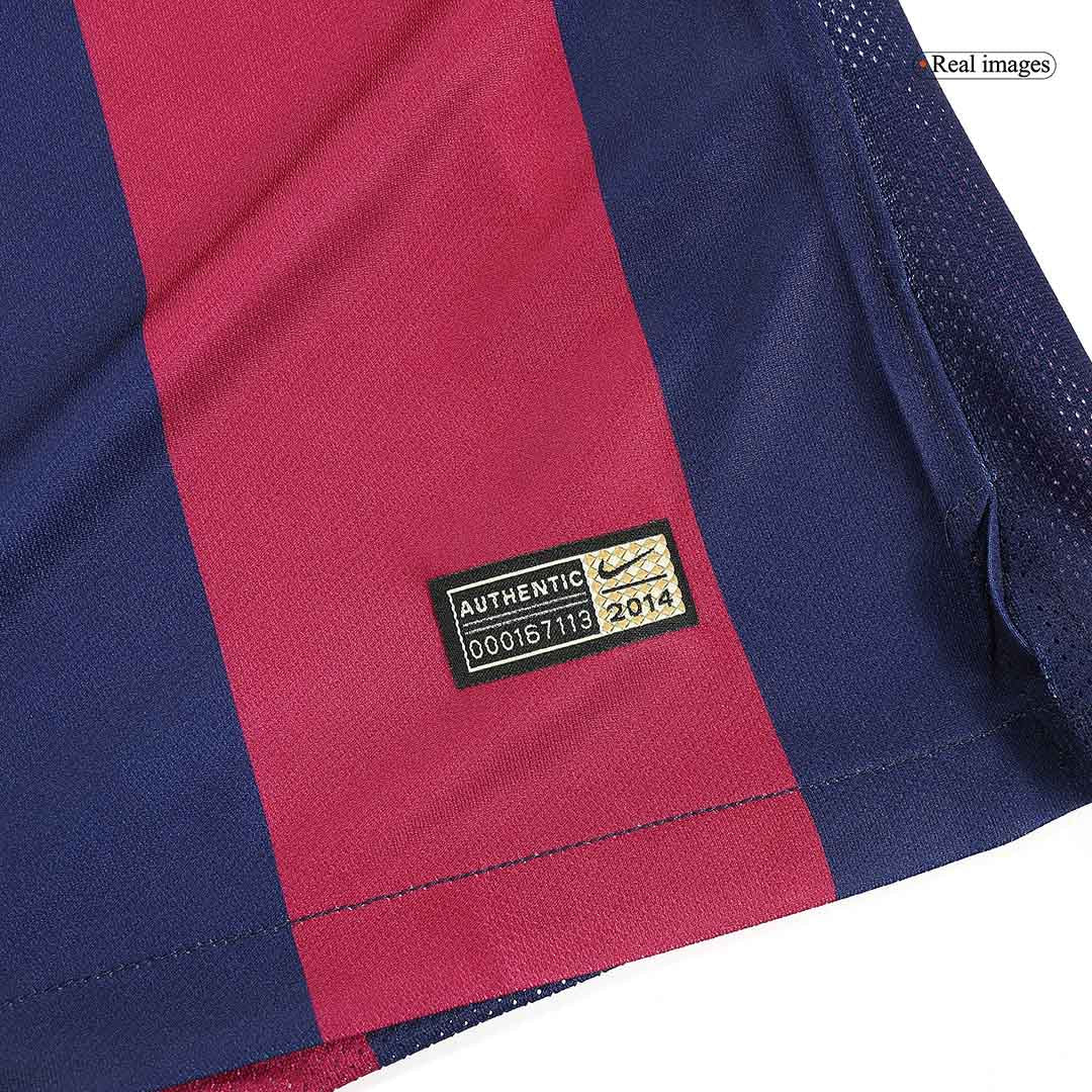 Koszulka piłkarska Retro SUÁREZ #9 2014/15 Barcelona Home
