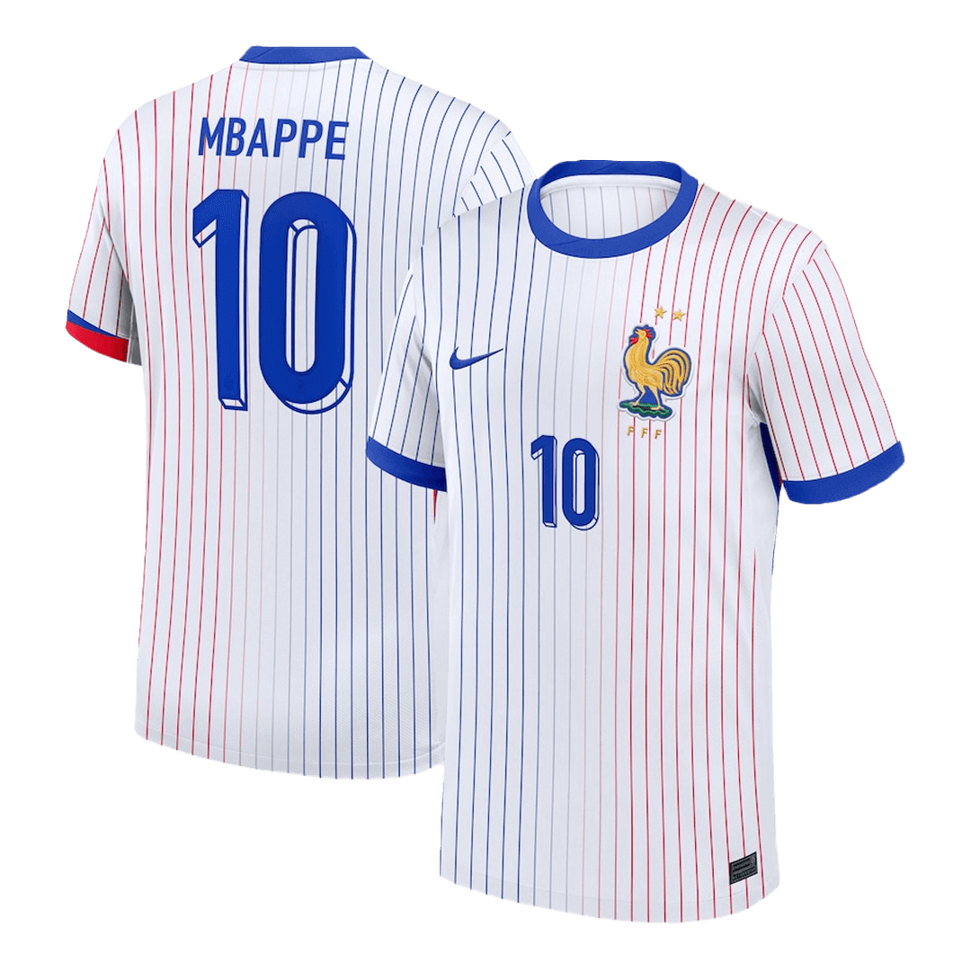 Koszulka wyjazdowa MBAPPE nr 10 France Soccer Jersey Euro 2024