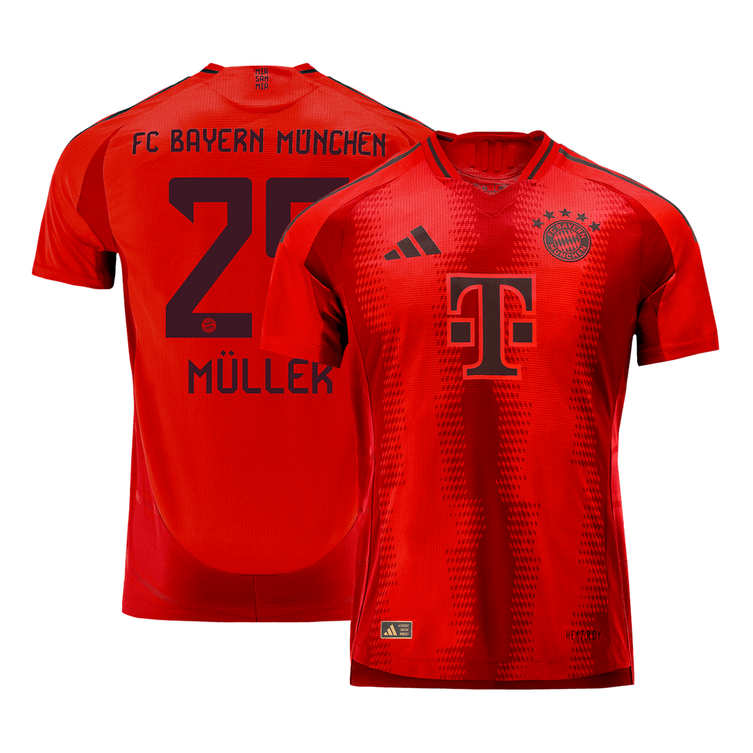 Oryginalna koszulka domowa Bayernu Monachium MÜLLER #25 na sezon 2024/25