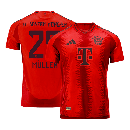 Oryginalna koszulka domowa Bayernu Monachium MÜLLER #25 na sezon 2024/25