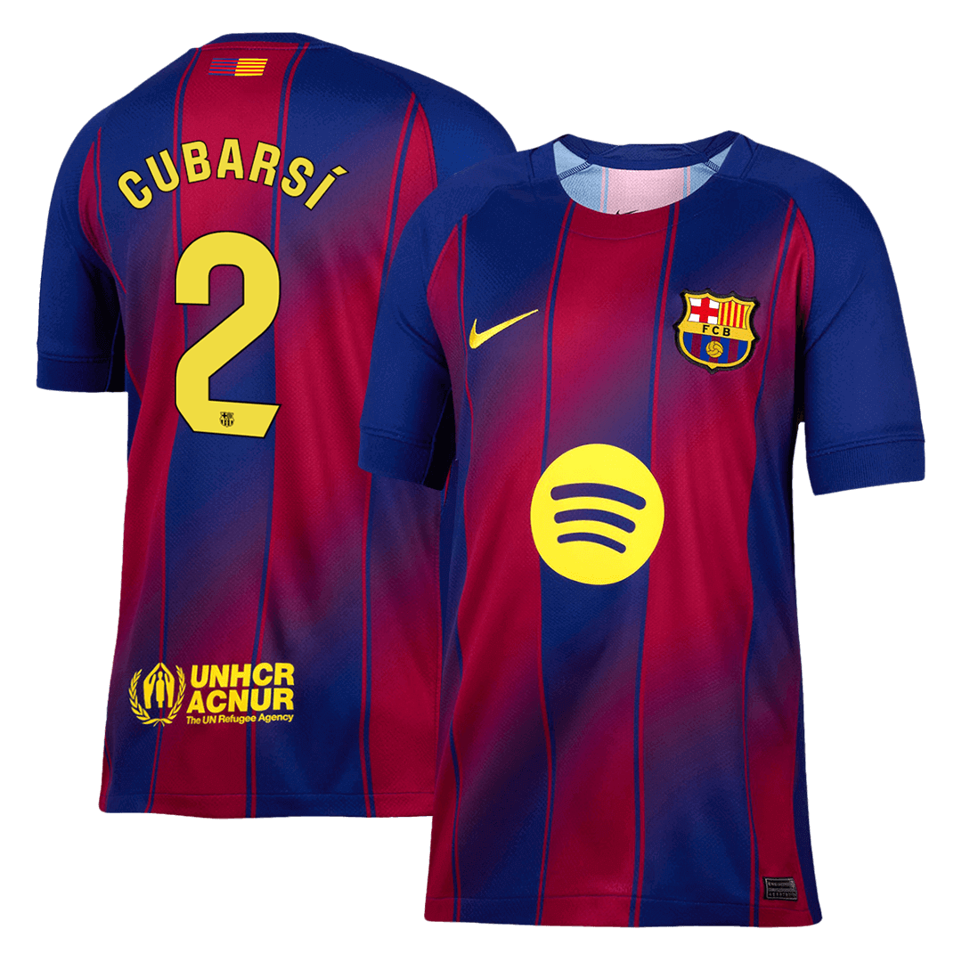 Koszulka domowa CUBARSÍ #2 Barcelona 2025/26 Red&Blue