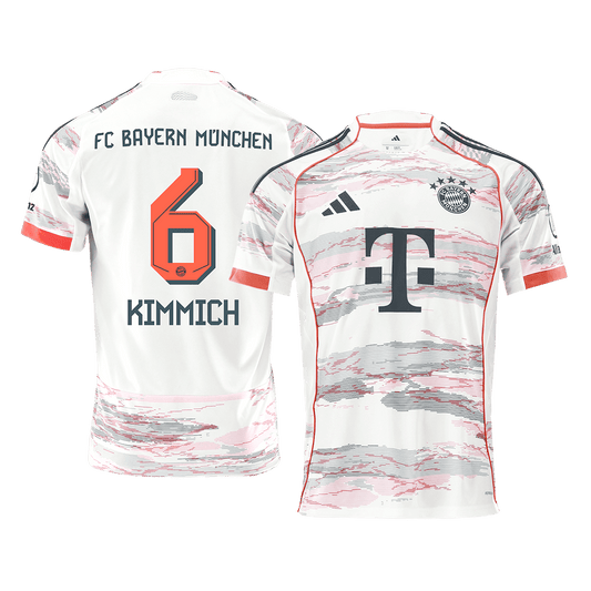 Wyjazdowa koszulka piłkarska KIMMICH #6 Bayern Monachium 2025/26