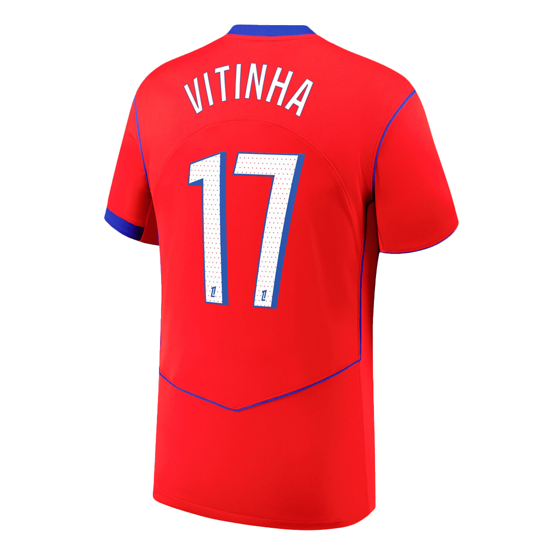 Trzecia wyjazdowa koszulka piłkarska VITINHA #17 PSG 2025/26