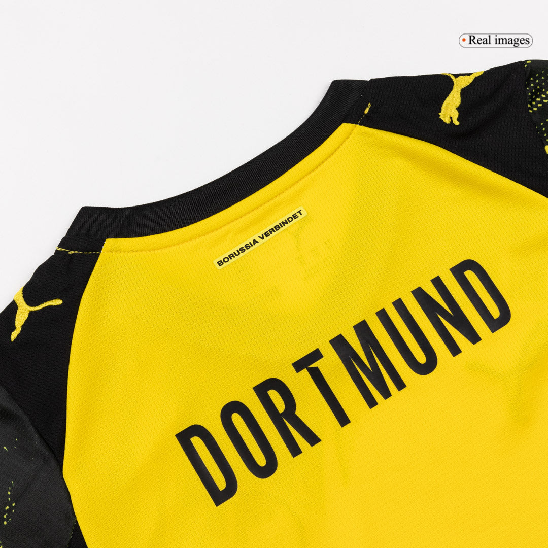 Dziecięcy zestaw piłkarski Borussia Dortmund Home (koszulka + spodenki + skarpetki) 2025/26