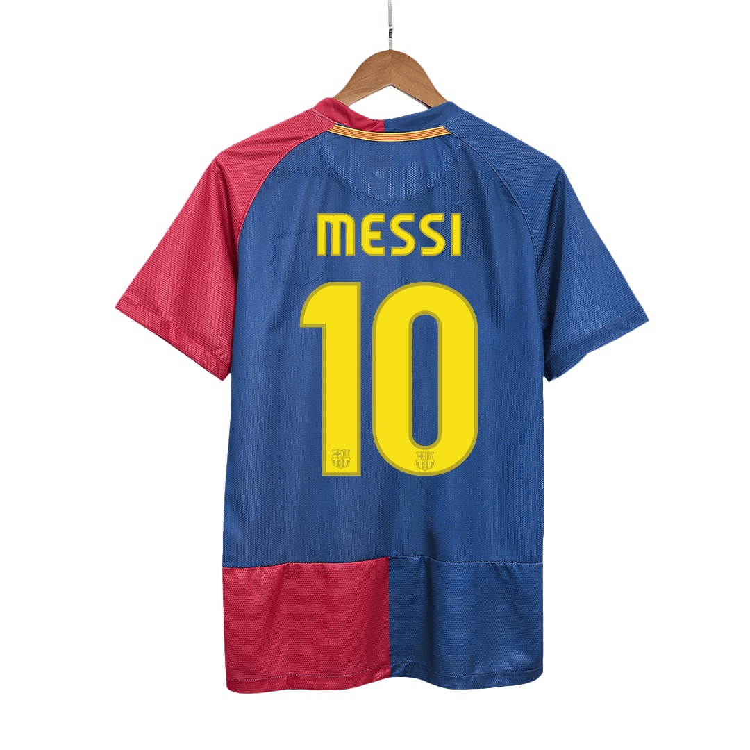 Koszulka piłkarska domowa Barcelona Retro MESSI #10 2008/09 - UCL