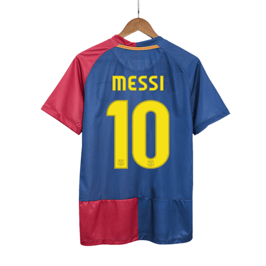 Koszulka piłkarska domowa Barcelona Retro MESSI #10 2008/09 - UCL