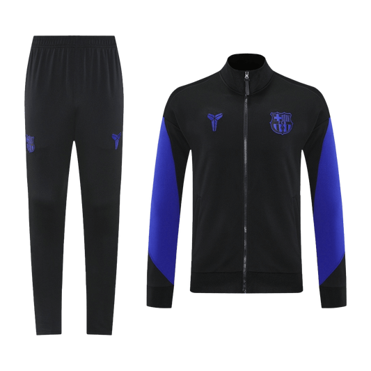 Zestaw Barcelona Training Jacket 25/26 (kurtka + spodnie) czarno-fioletowy
