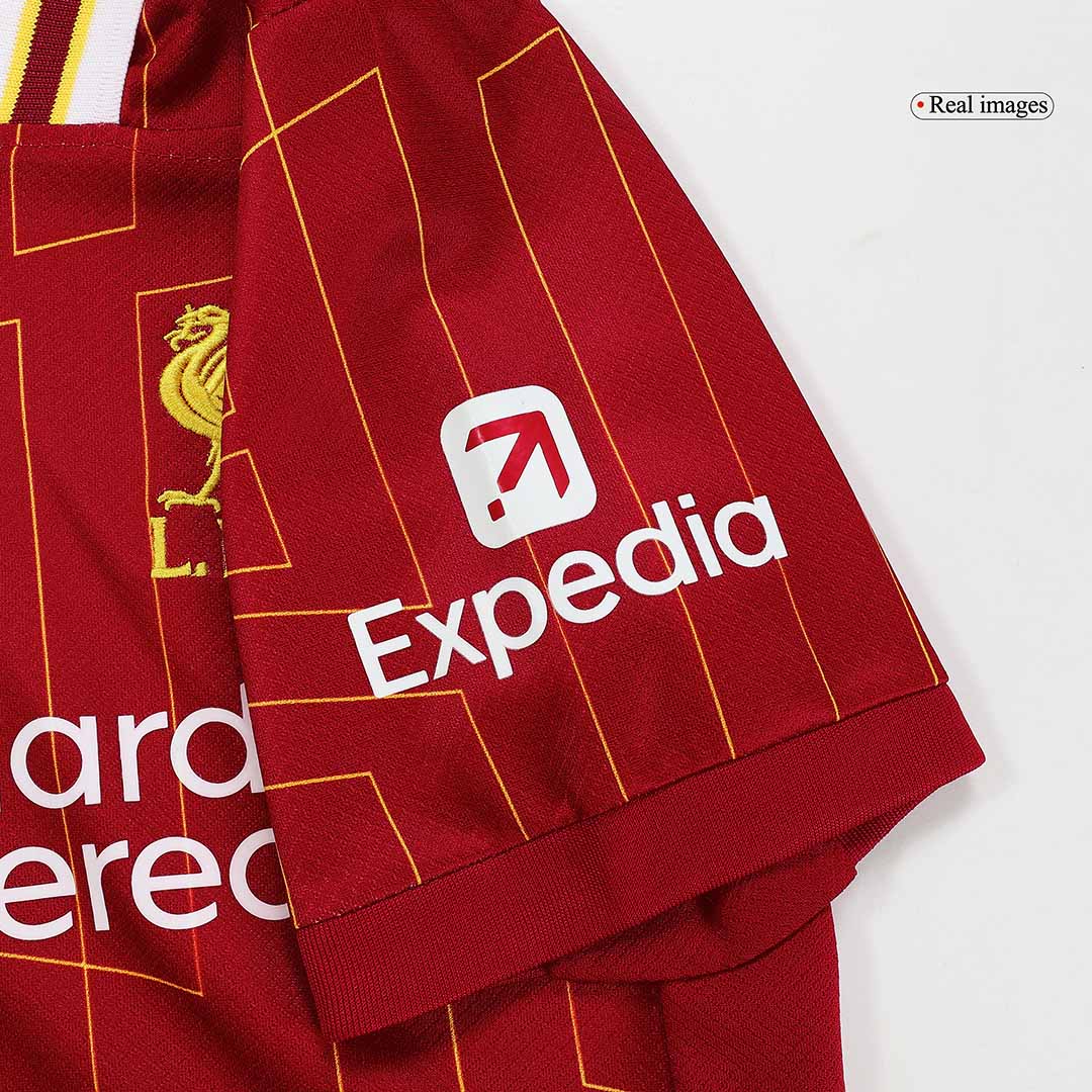 Liverpool Tanie Dziecięce Strój Domowy 2024/25 (Koszulka + Spodenki + Skarpetki)