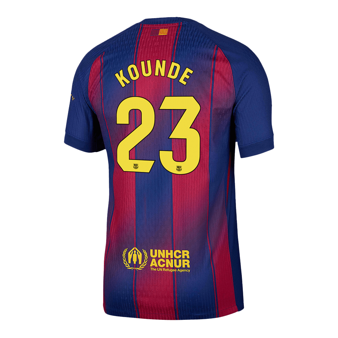Oryginalna koszulka domowa KOUNDE #23 Barcelona 2025/26