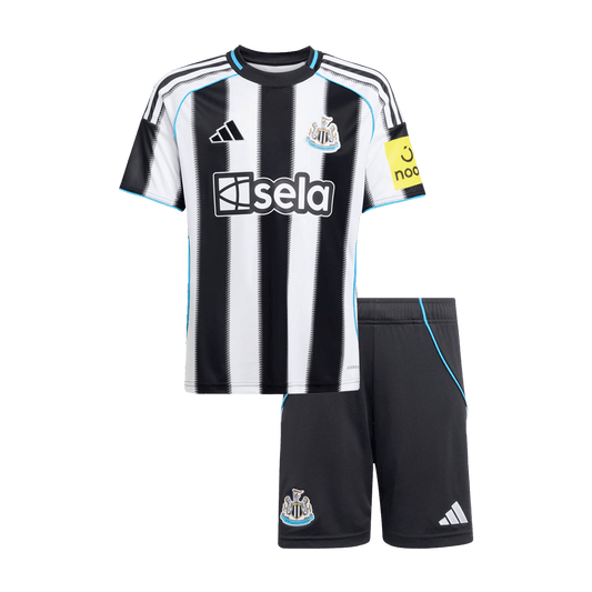Dziecięcy zestaw piłkarski Newcastle United Home (koszulka + spodenki) 2025/26