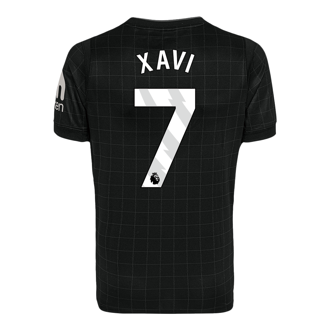 Koszulka wyjazdowa XAVI #7 Tottenham Hotspur 2025/26, czarna