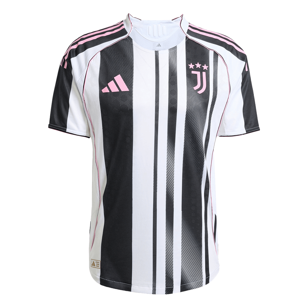 Oryginalna koszulka domowa Juventusu 2025/26 Czarno-biała