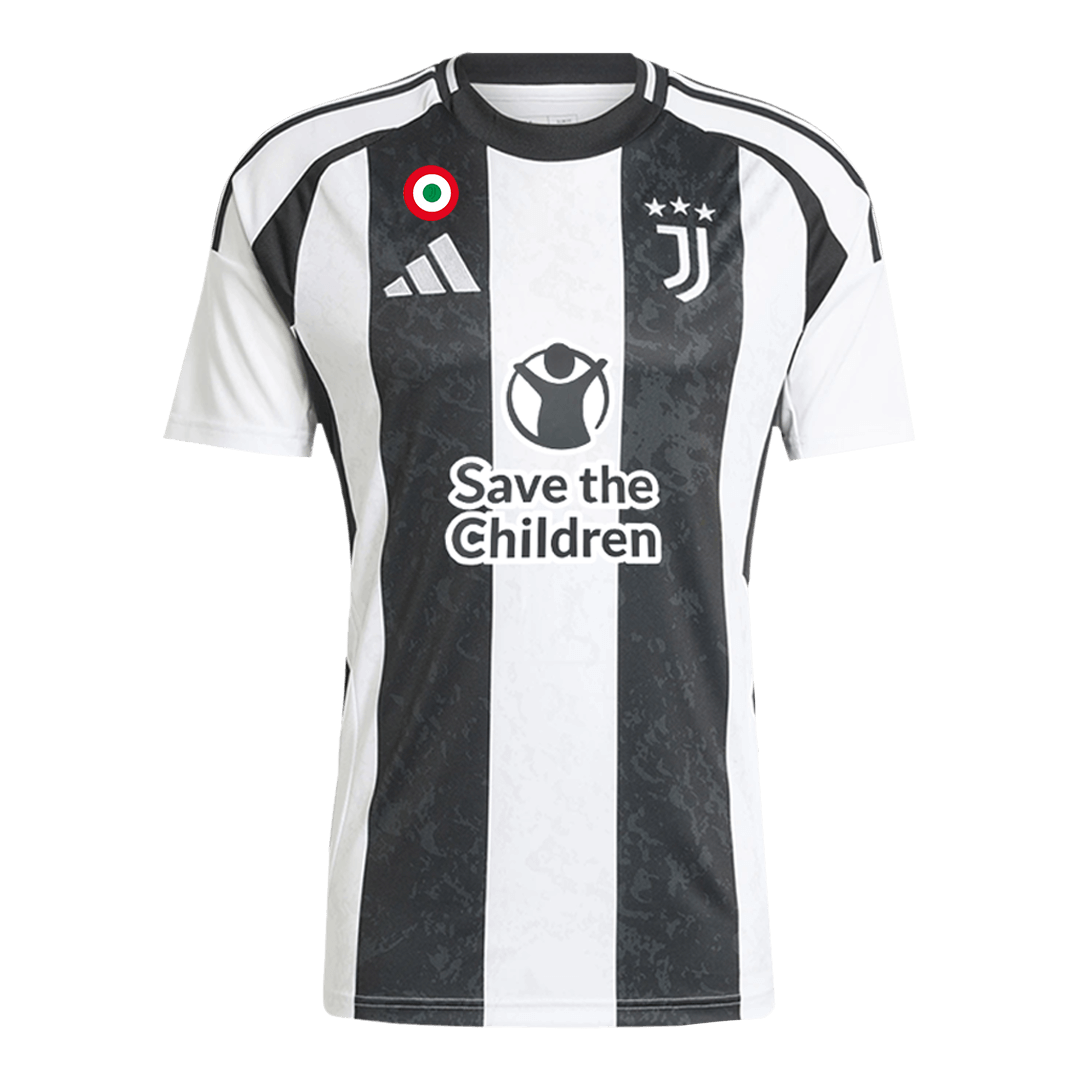 Koszulka domowa Juventusu na sezon 2024/25 – sponsor Save The Children