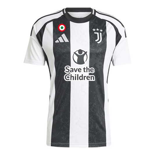 Koszulka domowa Juventusu na sezon 2024/25 – sponsor Save The Children