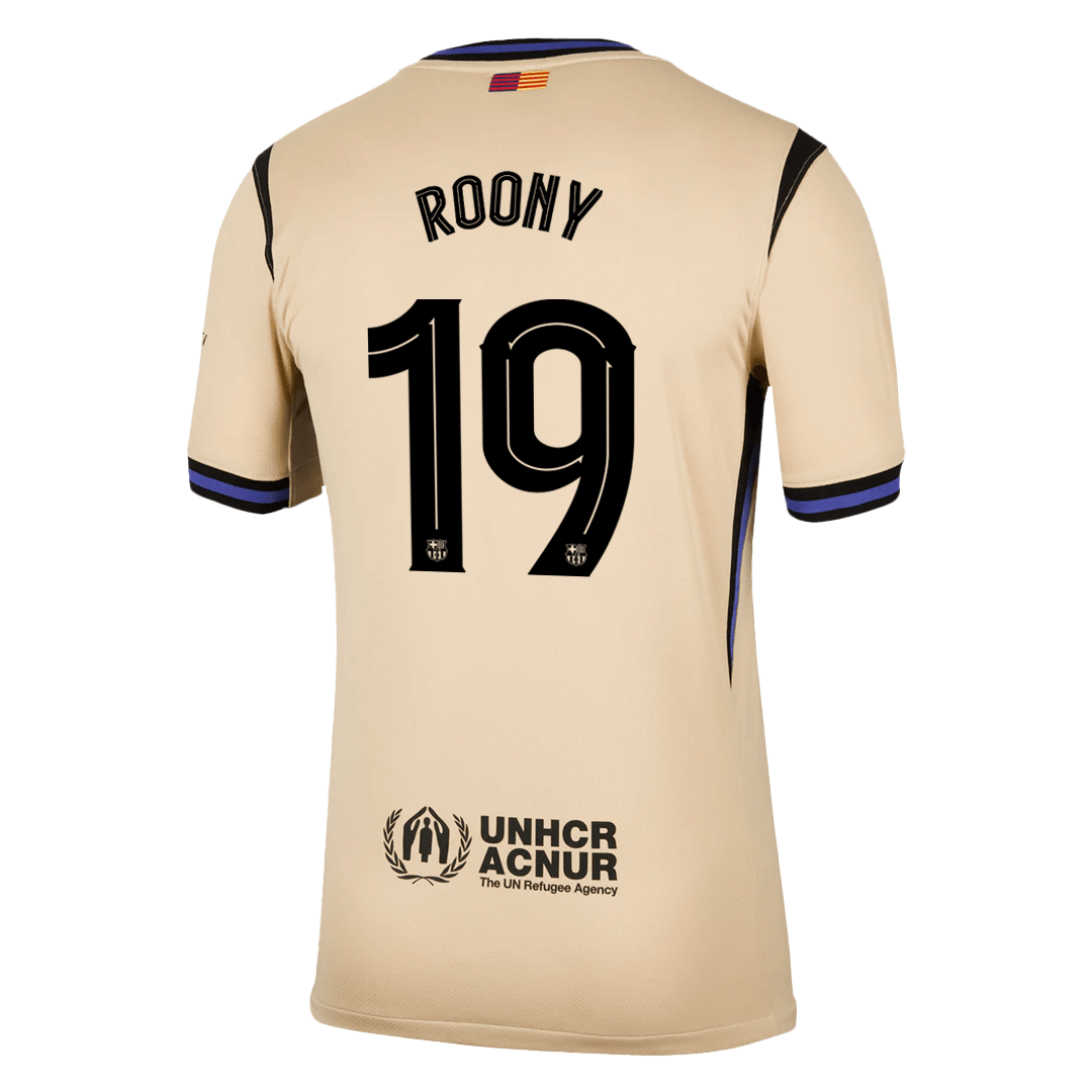 Koszulka wyjazdowa ROONY'EGO #19 Barcelony na sezon 2025/26 — UCL