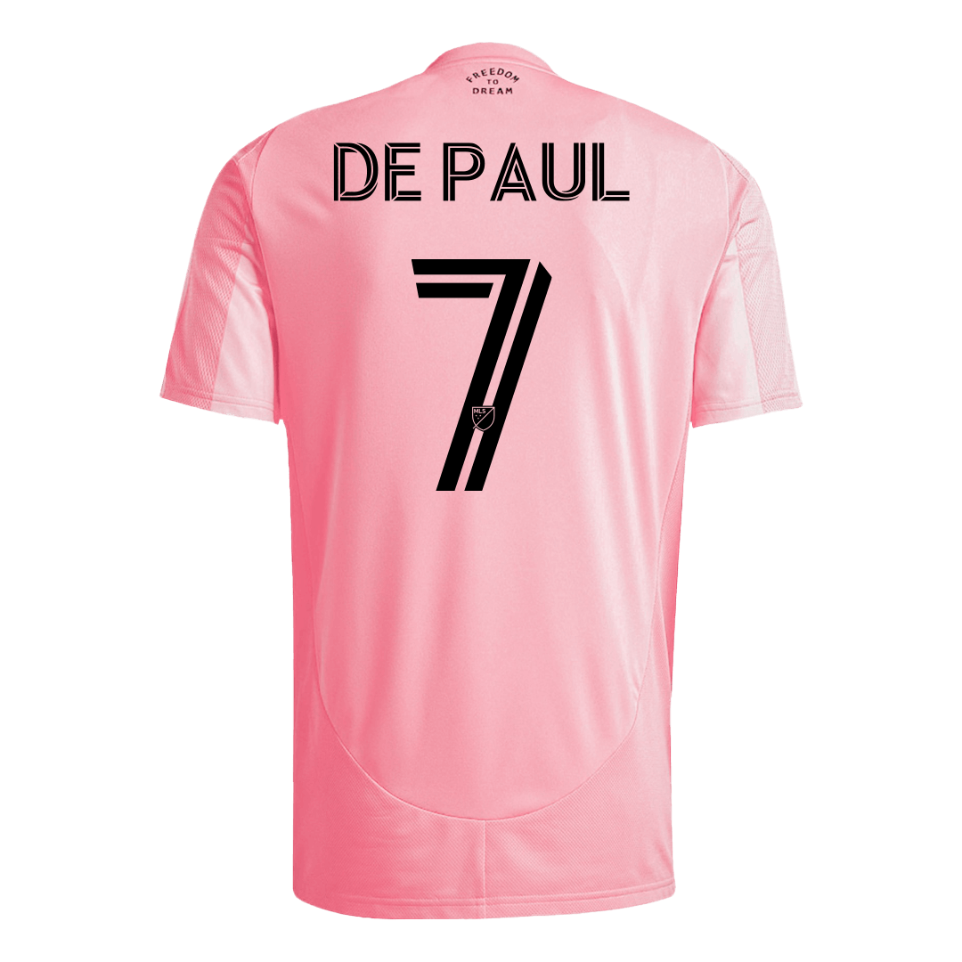 Koszulka domowa DE PAUL #7 Inter Miami 2025, różowa