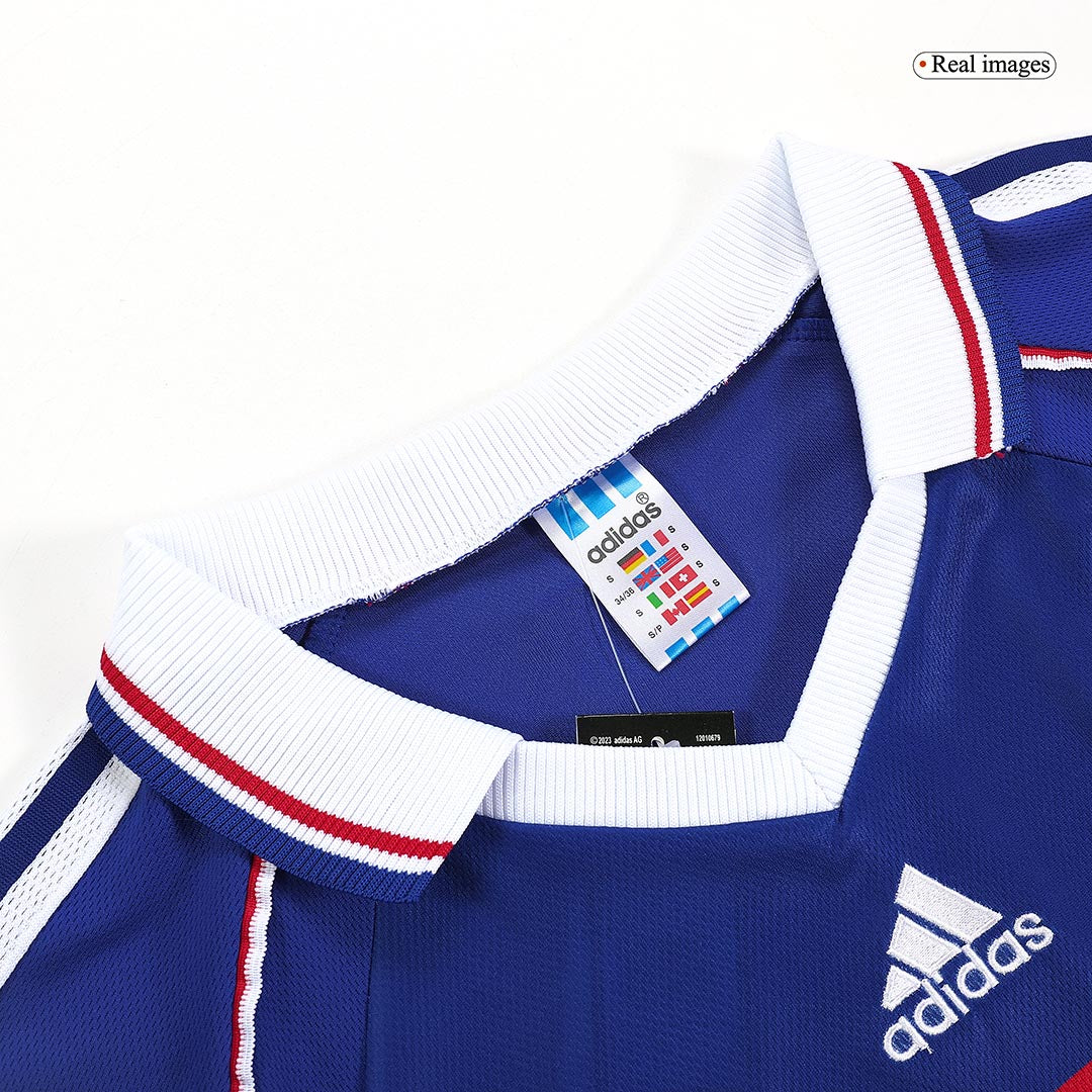 Koszulka piłkarska Retro ZIDANE #10 1998 Francja