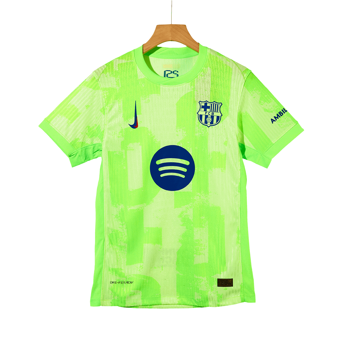 Oryginalna trzecia wyjazdowa koszulka piłkarska Barcelony 2024/25 - UCL£¨Spotify Logo Without Text£©