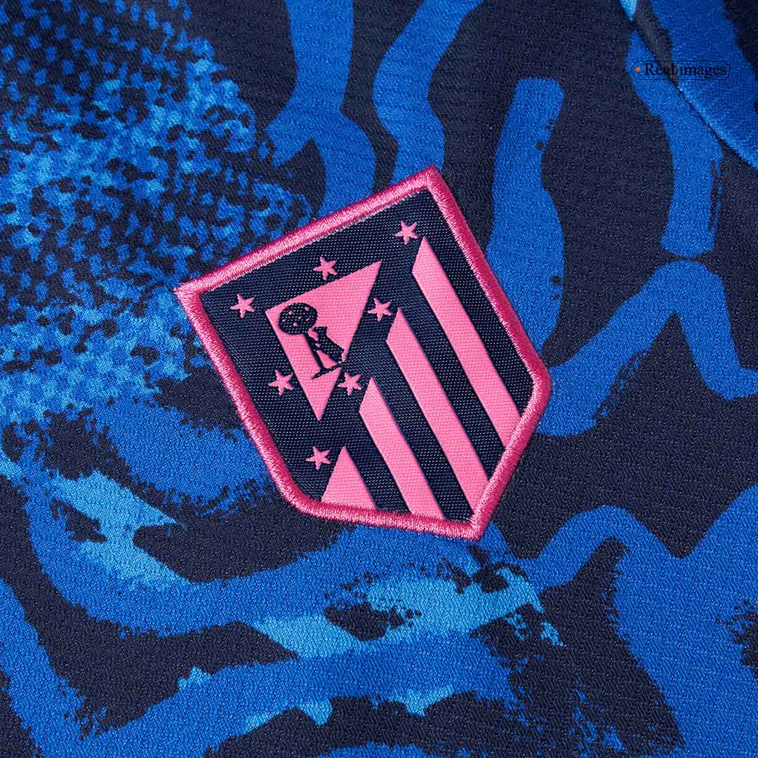 Trzeci wyjazdowy zestaw piłkarski dla dzieci Atletico Madryt (koszulka + spodenki) 2024/25