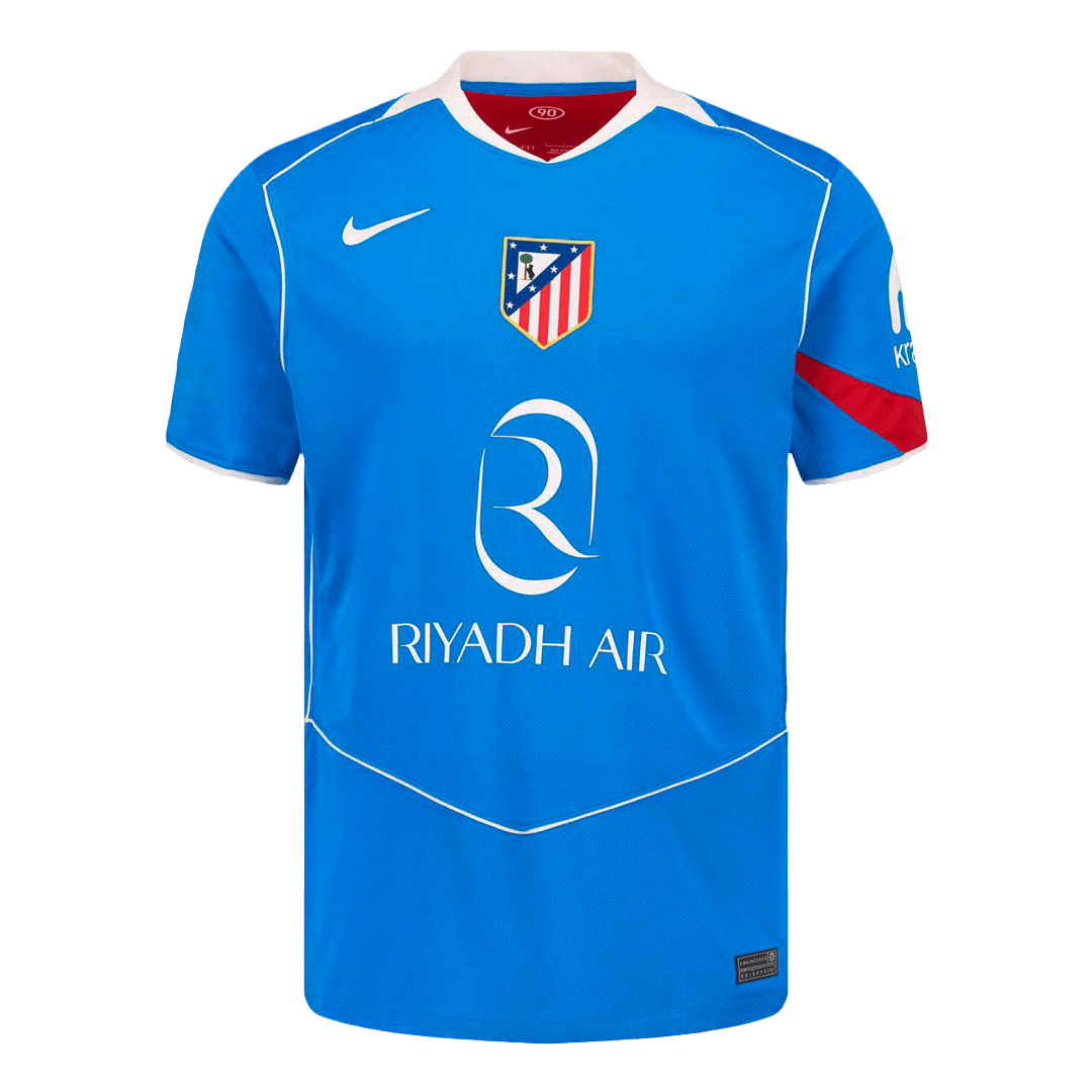 Trzeci wyjazdowy zestaw koszulek piłkarskich Atletico Madryt (koszulka + spodenki) 2025/26