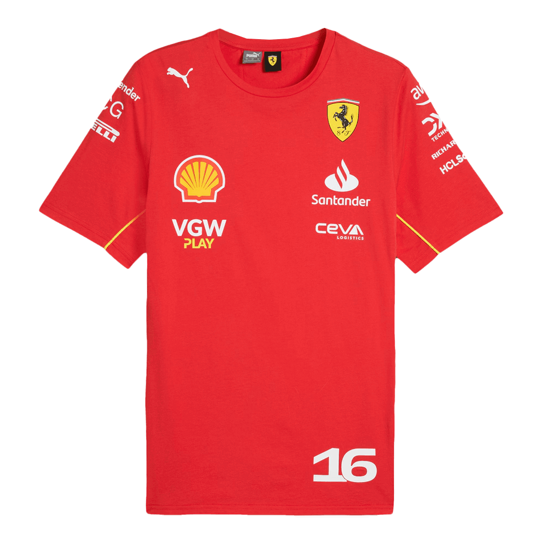 Koszulka zespołu Ferrari F1 Racing Team Charles Leclerc nr 16 2024