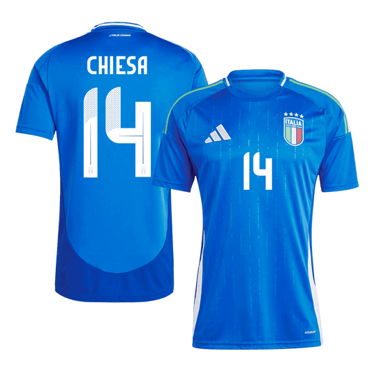 Koszulka piłkarska CHIESA #14 Włochy, domowa na Euro 2024