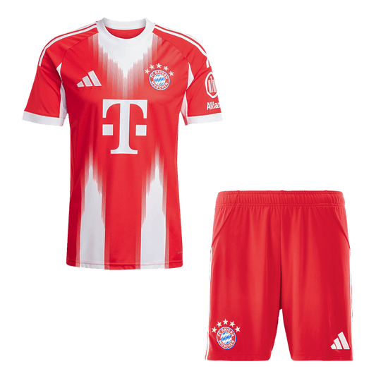 Zestaw domowy Bayernu Monachium (koszulka + spodenki) 2025/26 czerwony
