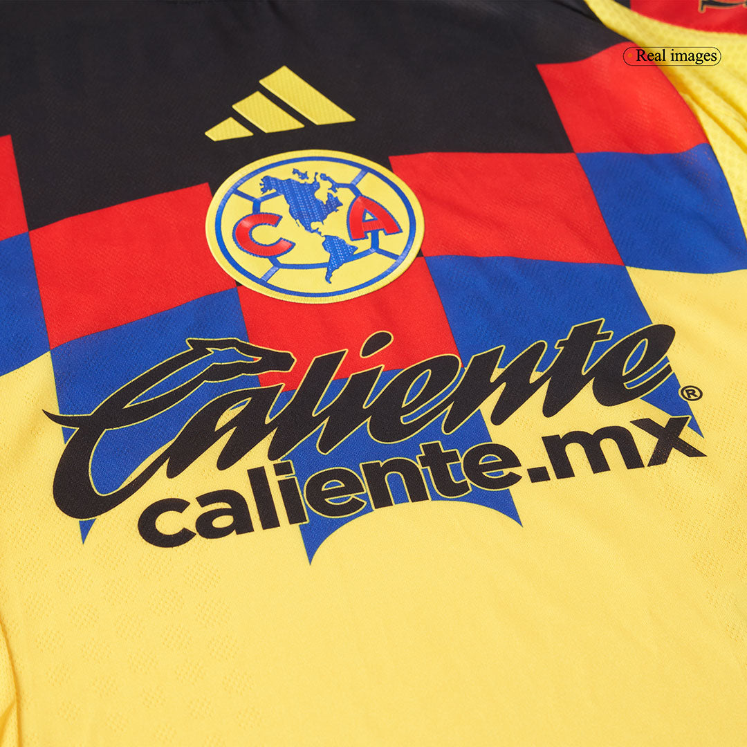 Oryginalna domowa koszulka piłkarska Club America 2025/26 żółta