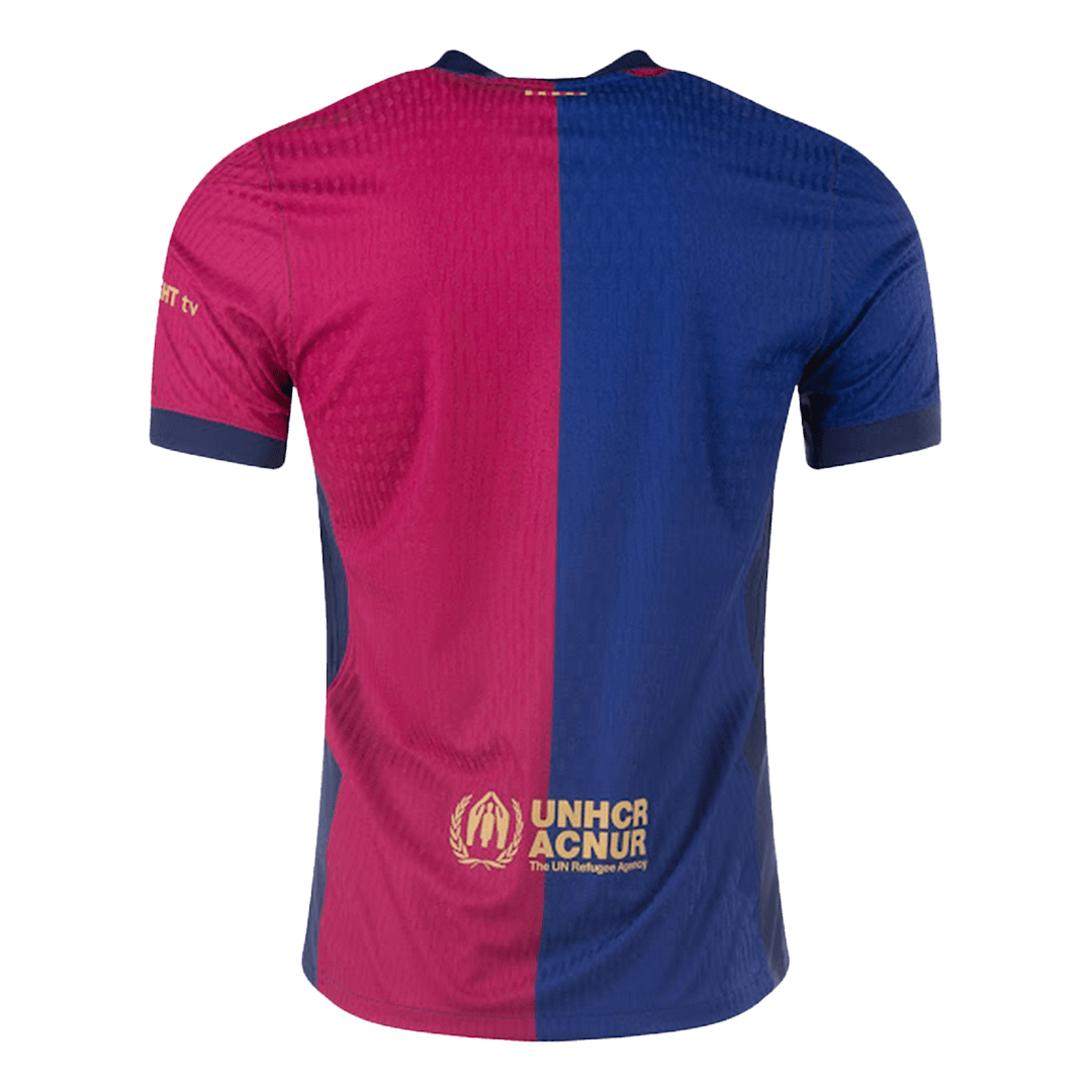 Oryginalna koszulka domowa Barcelony na sezon 2024/25 – stary sponsor