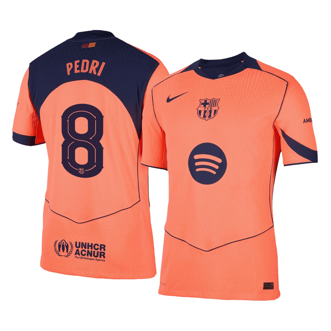 Oryginalna koszulka wyjazdowa PEDRI #8 Barcelona Third Away 2025/26