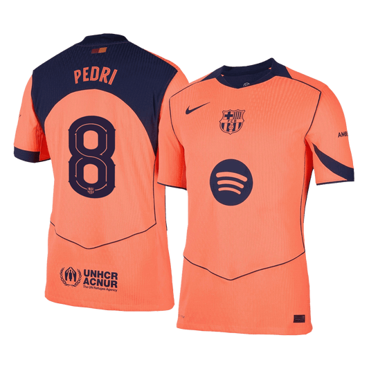 Oryginalna koszulka wyjazdowa PEDRI #8 Barcelona Third Away 2025/26