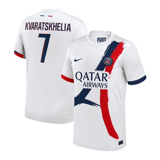 Wyjazdowa koszulka piłkarska KVARATSKHELIA #7 PSG 2024/25