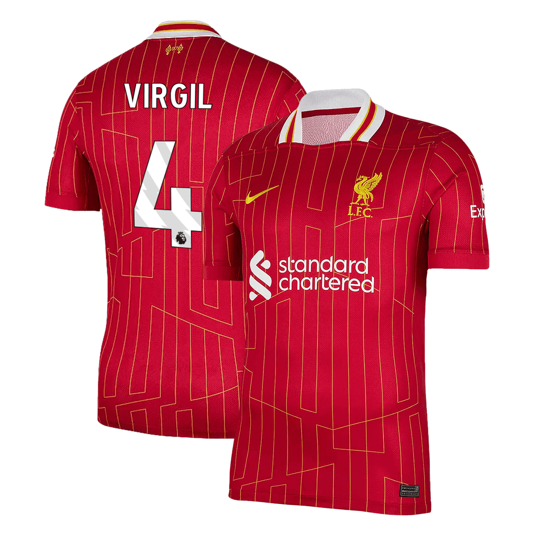 Koszulka domowa VIRGIL #4 Liverpool 2024/25