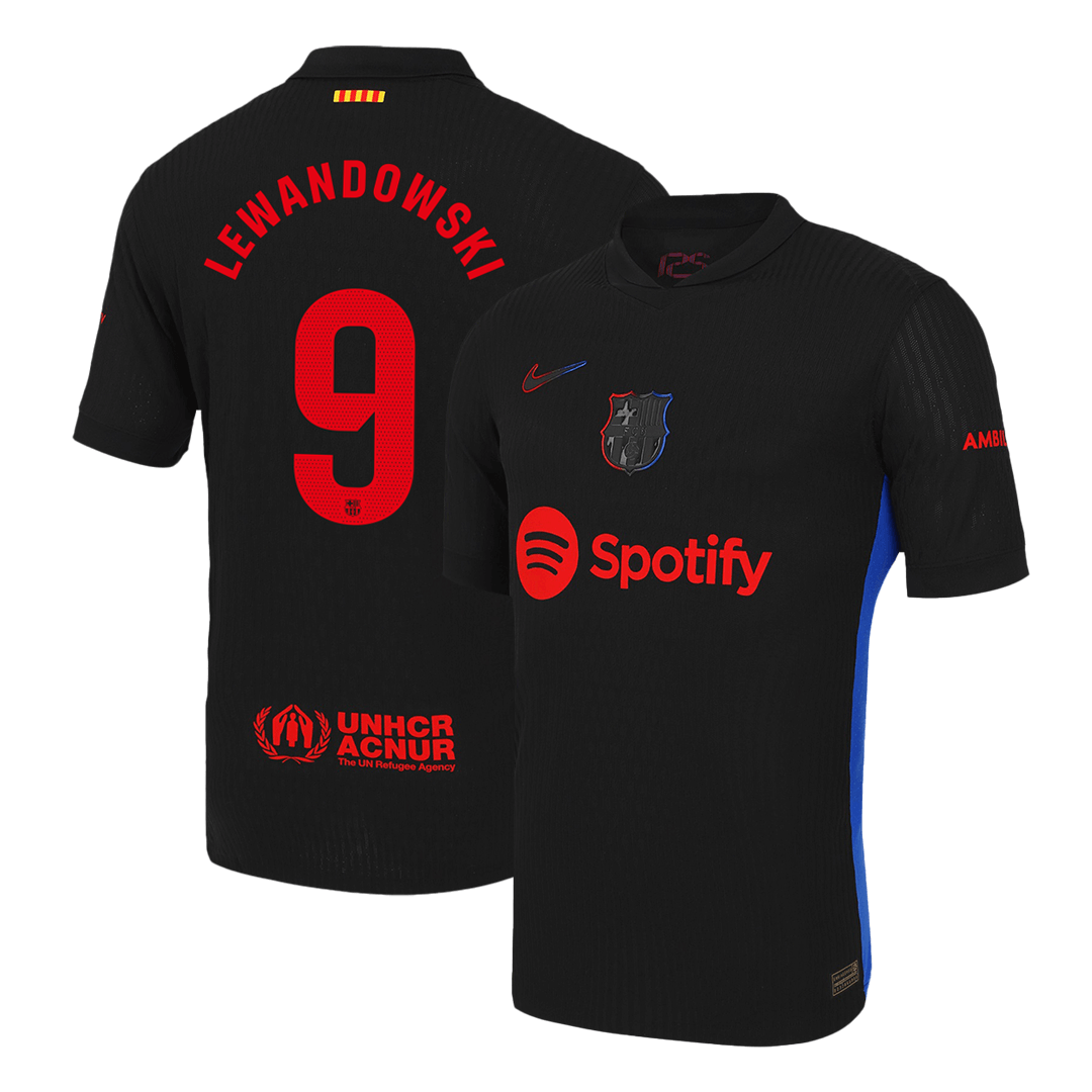 Oryginalna koszulka wyjazdowa LEWANDOWSKI #9 Barcelona 2024/25