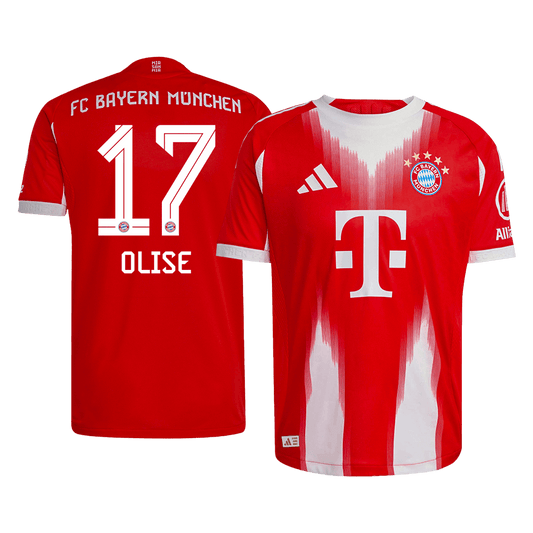 Oryginalna koszulka domowa OLISE #17 Bayern Monachium 2025/26