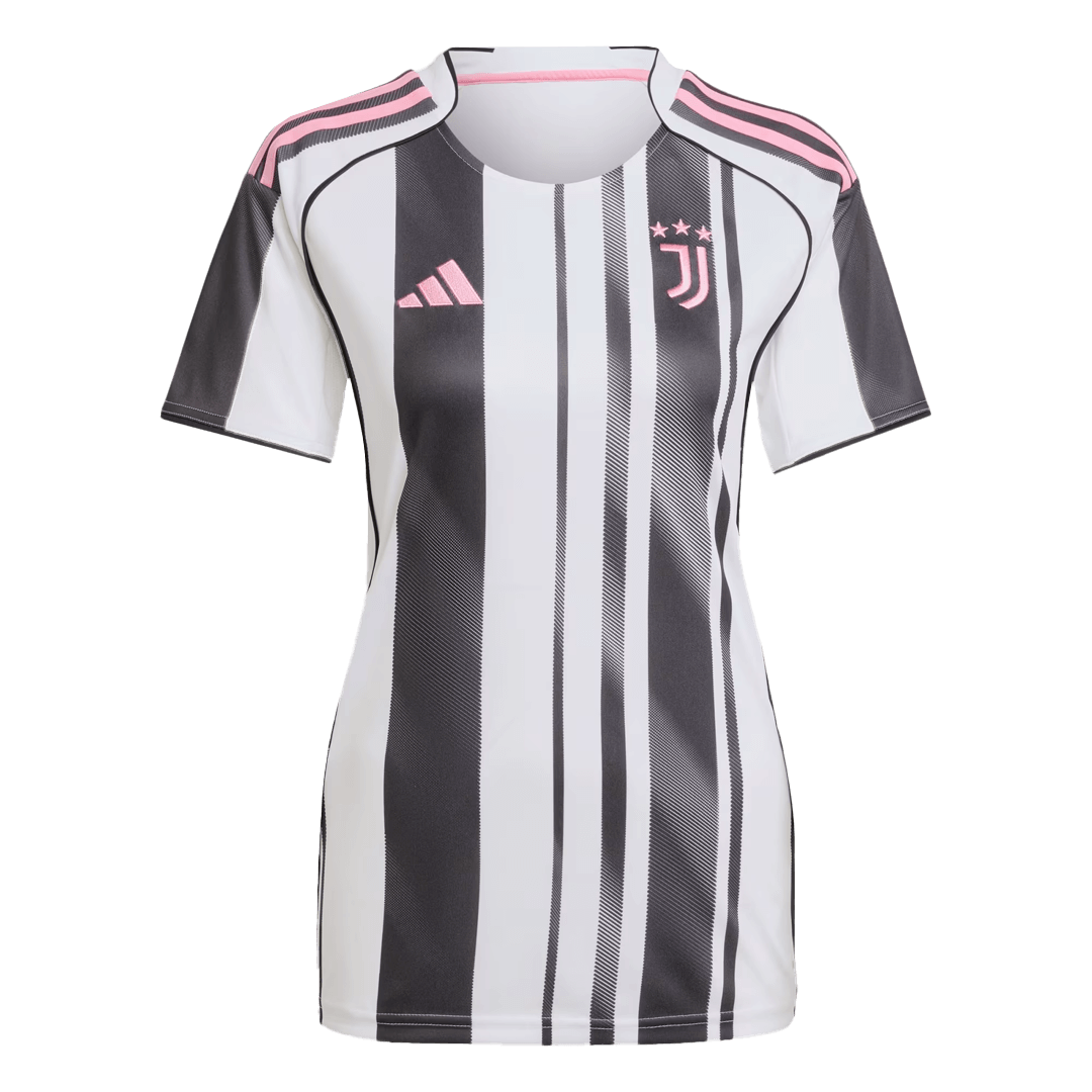 Koszulka domowa Juventusu dla kobiet 2025/26, czarno-biała