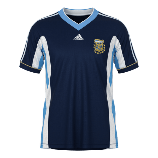 Koszulka wyjazdowa reprezentacji Argentyny z 1998 roku