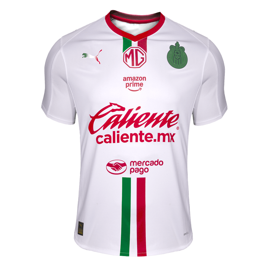 Koszulka wyjazdowa Chivas 2025/26, biała
