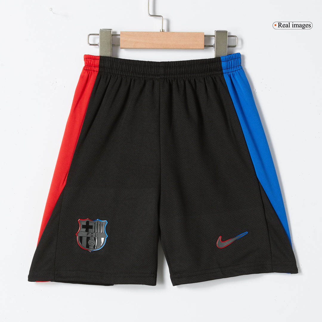 Dziecięce stroje wyjazdowe Barcelony na zamówienie 2024/25