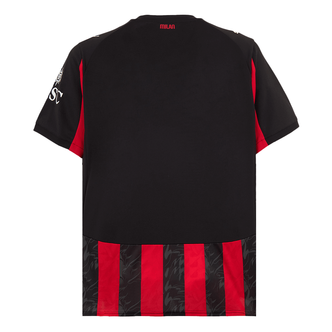 Koszulka domowa AC Milan 2025/26 czerwono-czarna