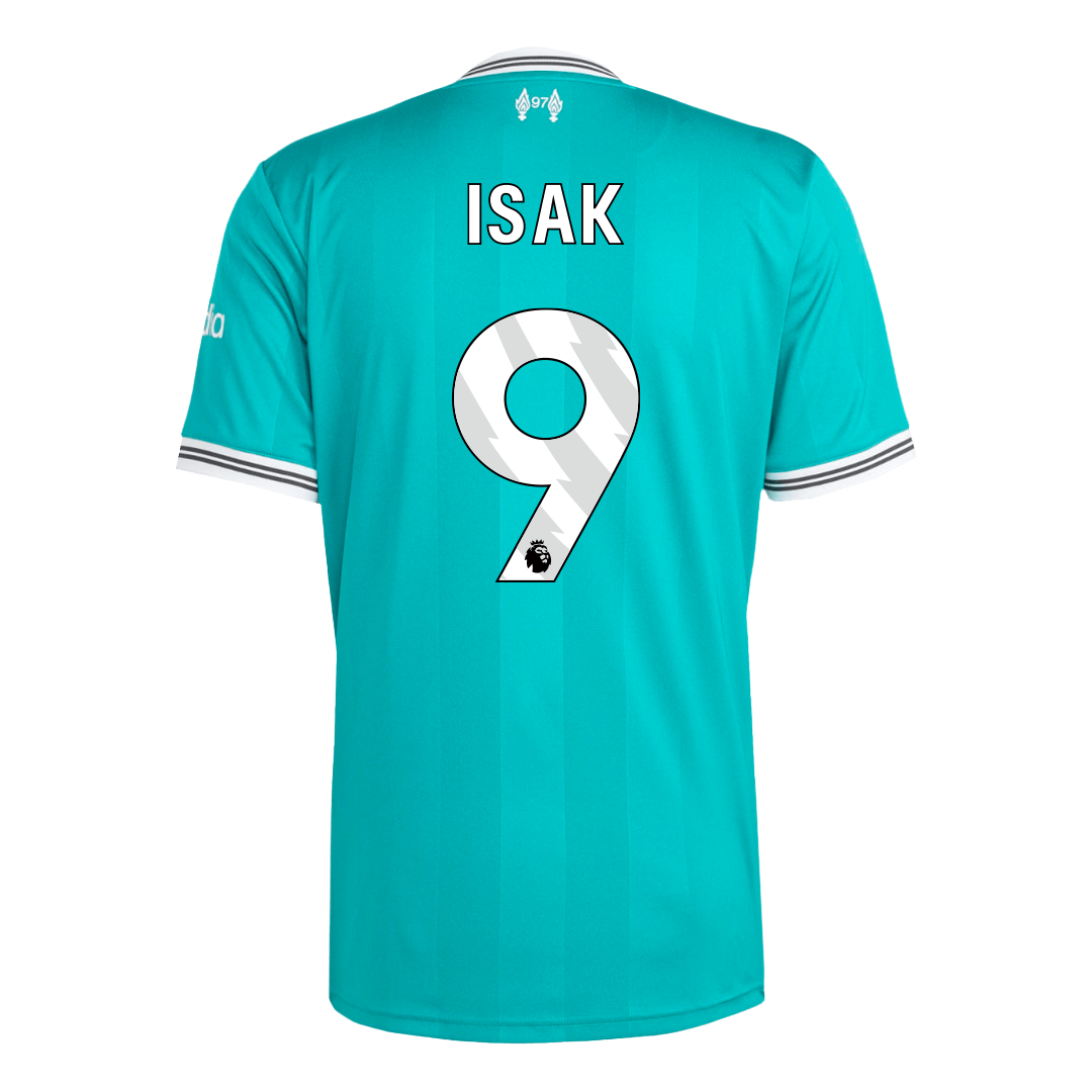 ISAK #9 Liverpool Trzecia Wyjazdowa Koszulka Piłkarska 2025/26