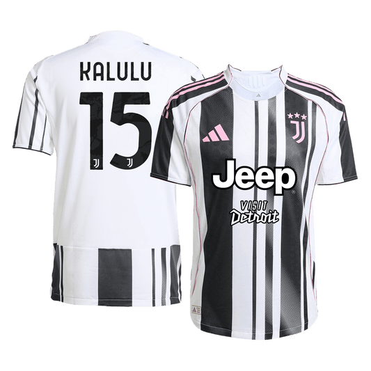 Autentyczna koszulka piłkarska KALULU #15 Juventus Home 2025/26
