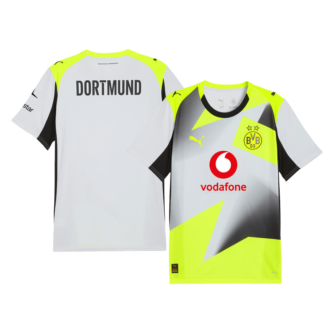 Wyjazdowa koszulka piłkarska Borussii Dortmund 2025/26