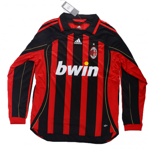 Koszulka piłkarska z długim rękawem AC Milan Retro 2006/07