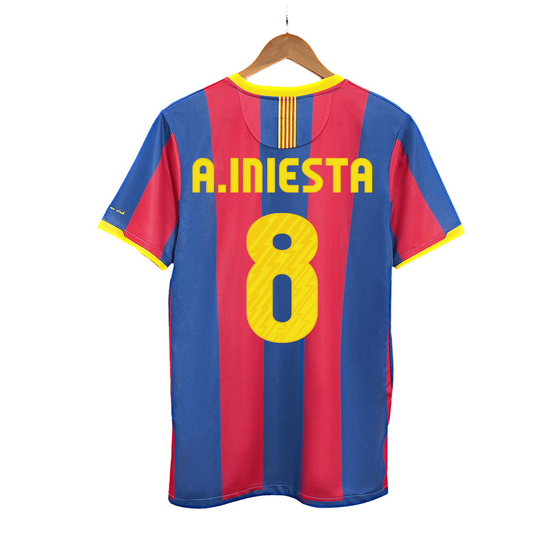 Koszulka piłkarska Retro A.INIESTA #8 2010/11 Barcelona
