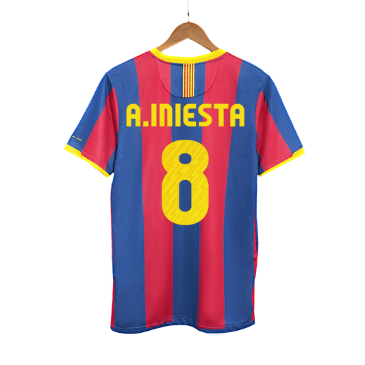 Koszulka piłkarska Retro A.INIESTA #8 2010/11 Barcelona